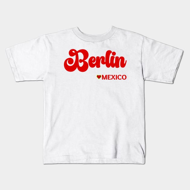 Berlin: I love Germany  Deutschland Kids T-Shirt by teezeedy